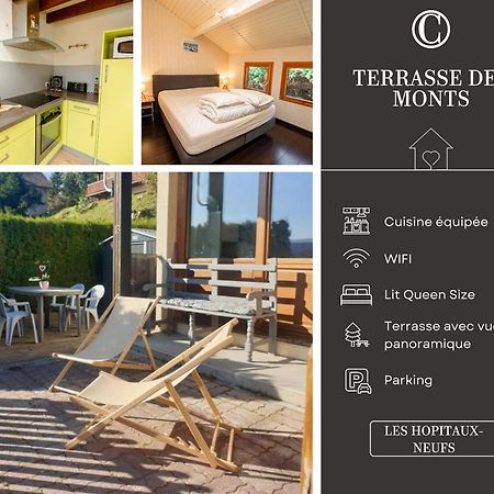 Appartamento Terrasse Des Monts - Duplex Independant De Charme Les Hopitaux-Neufs Esterno foto